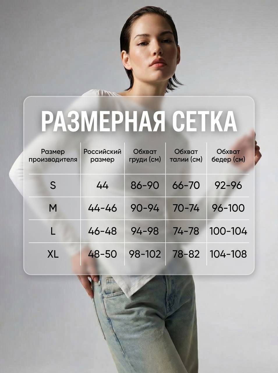 Сделали для вас универсальный промт для размерной инфографики