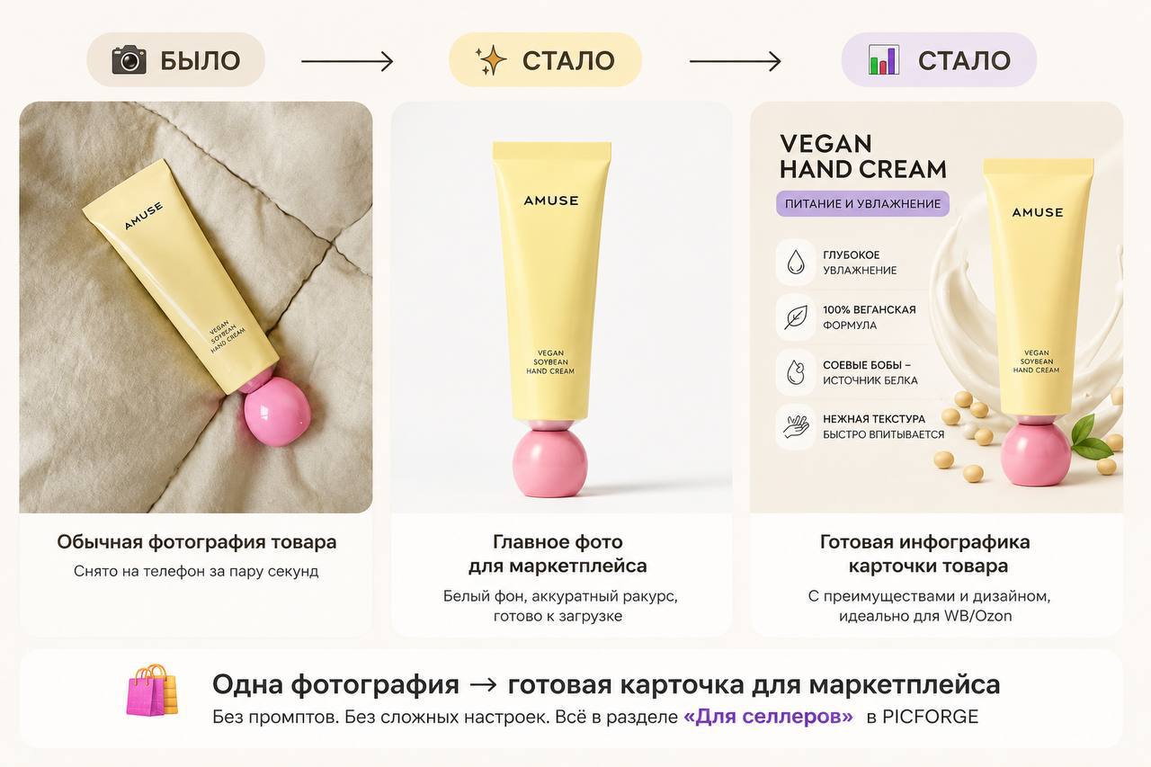 🛍️ Напоминаем про раздел для селлеров в PICFORGE