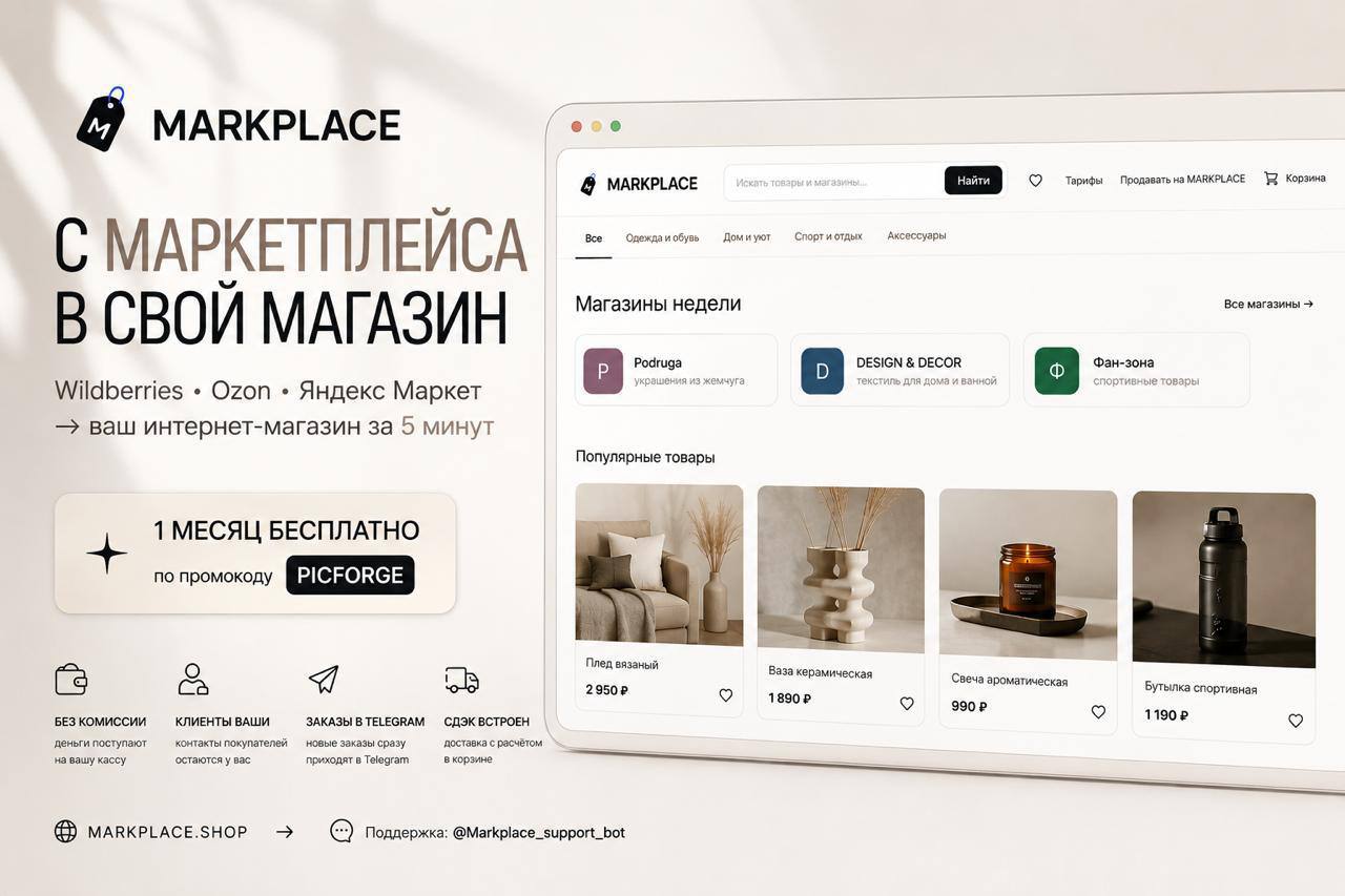 Маркетплейс - не единственное место, где можно продавать свои товары