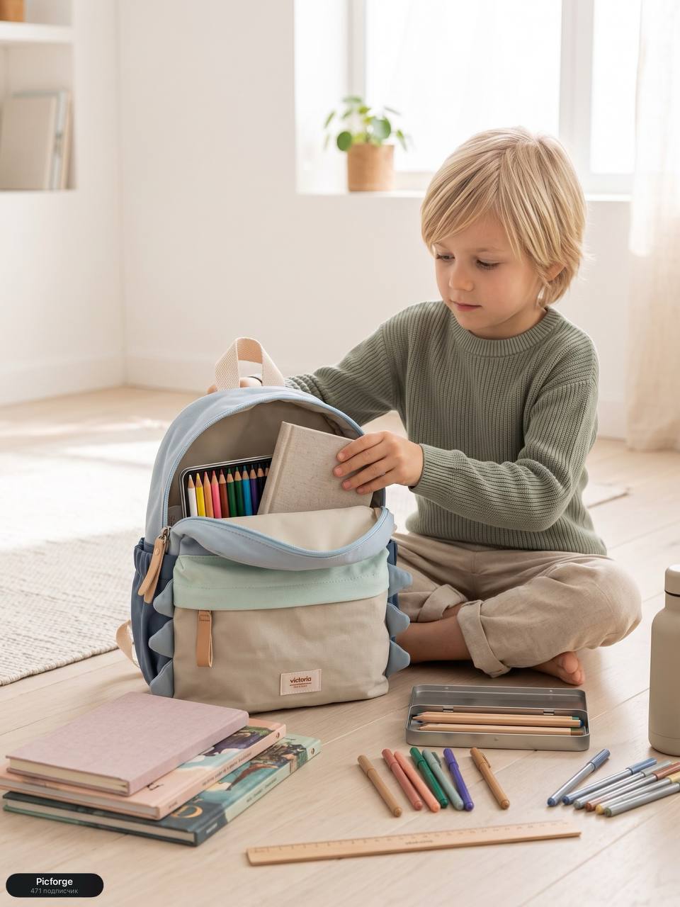 Школа..школа, рюкзаки 🤩🎒 — иллюстрация 2