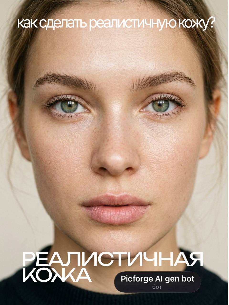 Как сделать реалистичную кожу в генерации?