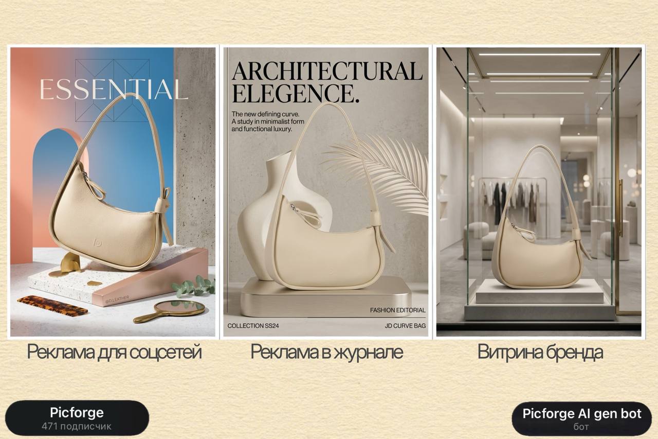 Один товар — три типа рекламы